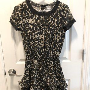 Converse One Star Tri-Ruffled Skater Dress, XS